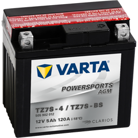 Varta 505 902 012 MC batteri 12 volt 5Ah (+pol til højre)